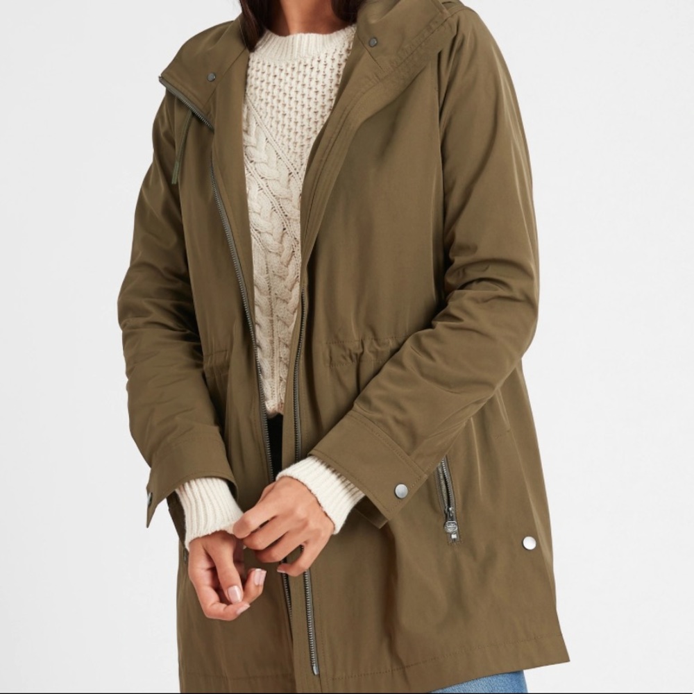 Banana Republic XXSP olive commuter jacket